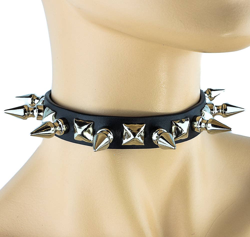 Funk Plus - CK139  SPIKE STUDDED CHOKER - Image 3