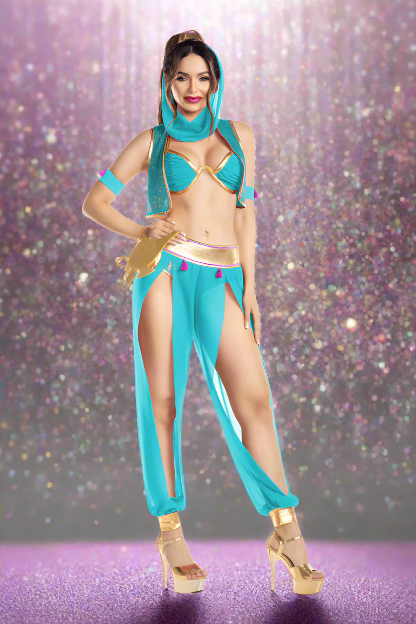 Genie of the Lamp - Turquoise