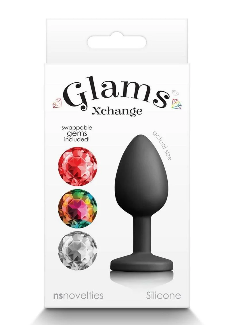 Glams Xchange Round Silicone Anal Plug - Image 2