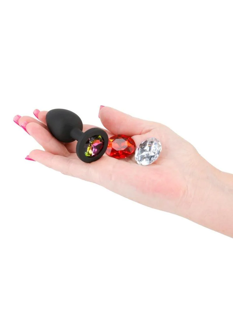Glams Xchange Round Silicone Anal Plug - Image 3