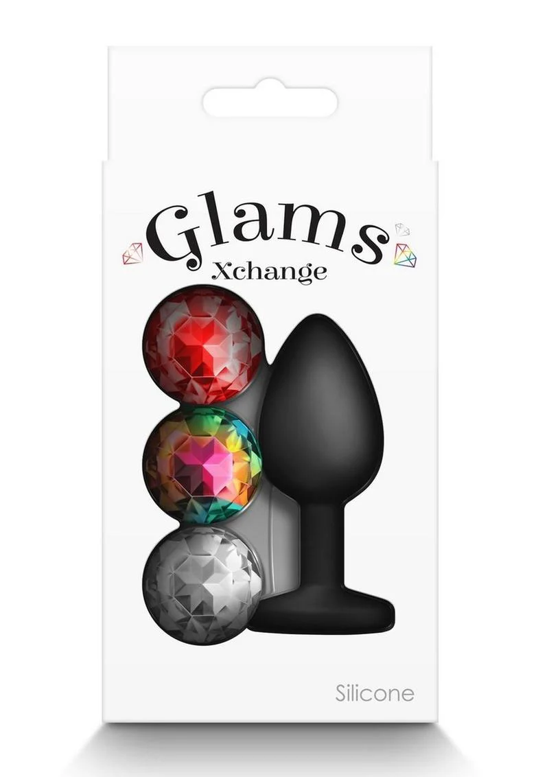 Glams Xchange Round Silicone Anal Plug - Image 4