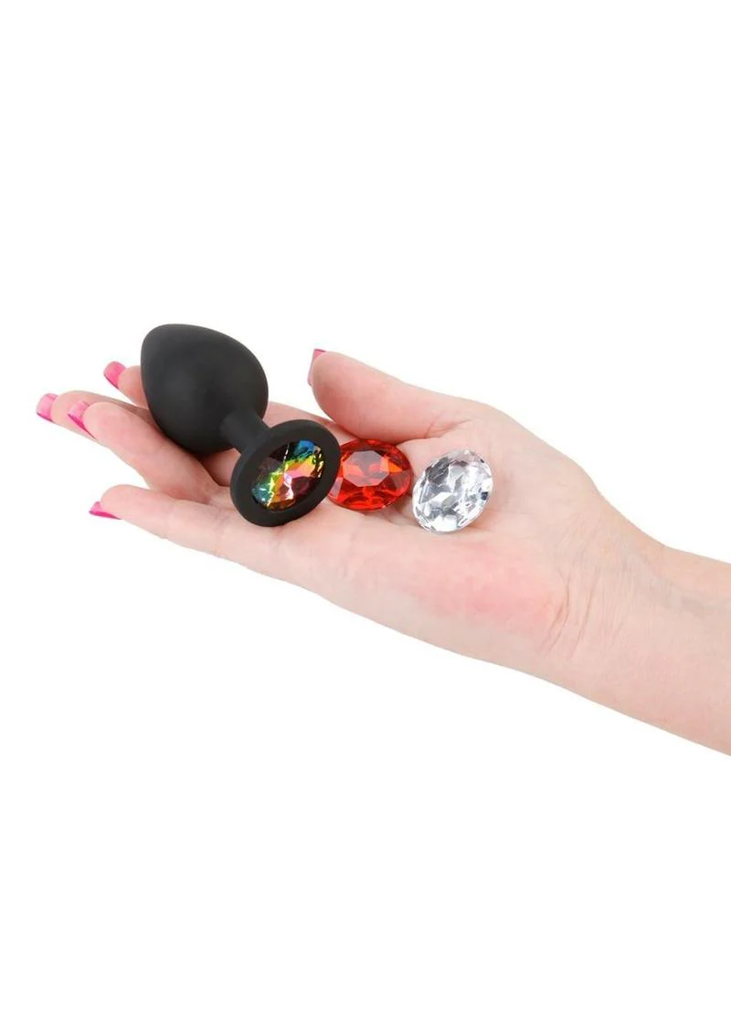 Glams Xchange Round Silicone Anal Plug - Image 7