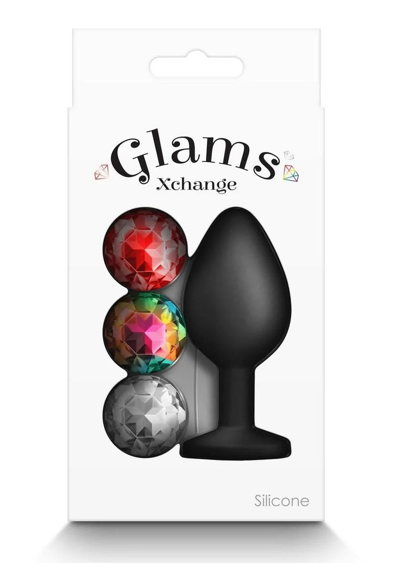 Glams Xchange Round Silicone Anal Plug - Image 8
