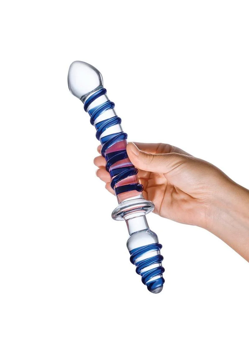 Glas Mr Swirly Double Ended Glass Dildo and Butt Plug - Image 4