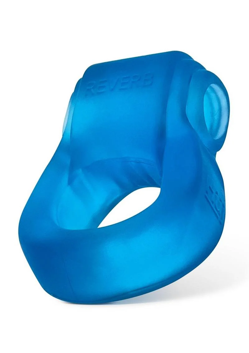 Glowdick Silicone Cockring with Led - Blue Ice - Image 4