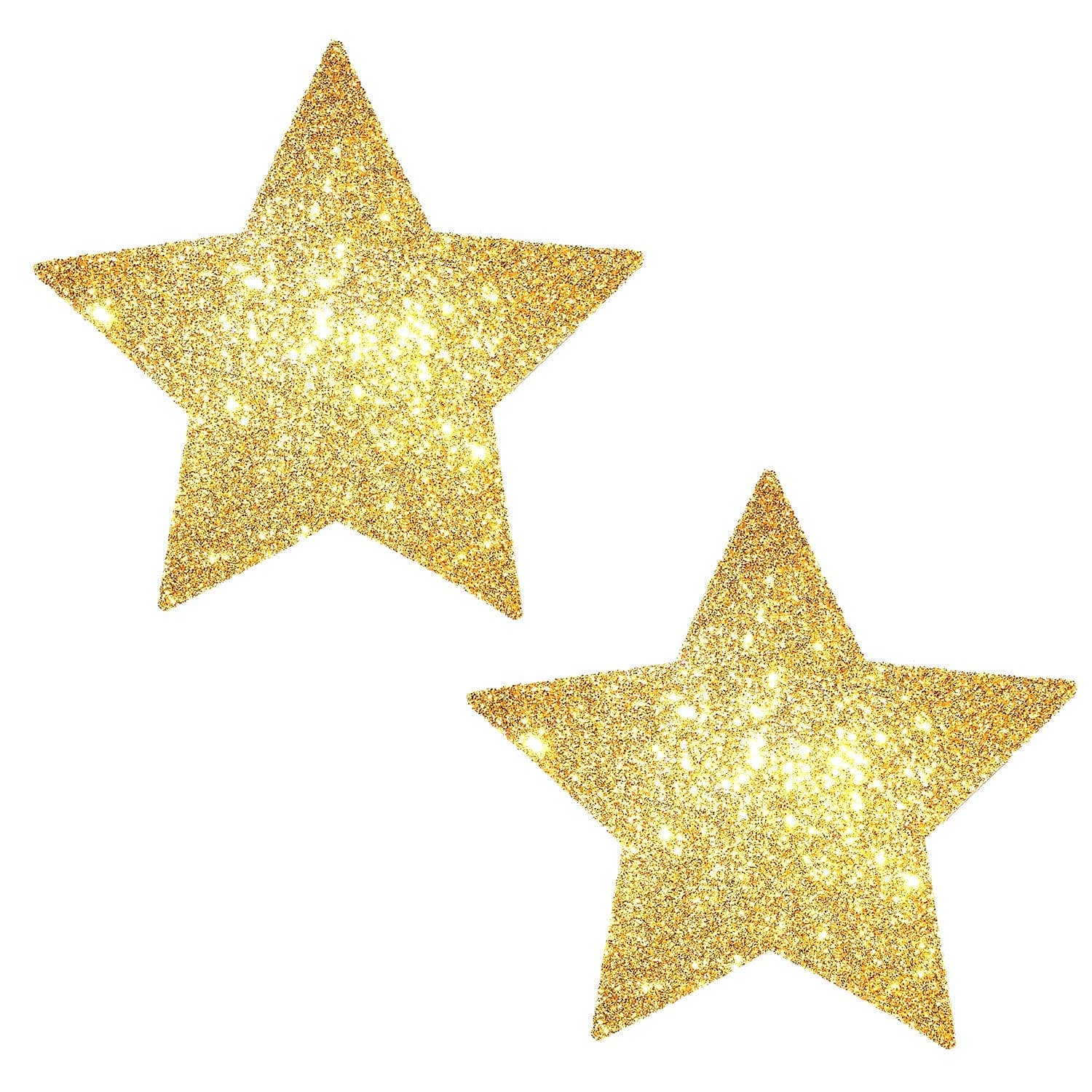 Gold Fairy Dust Glitter Starry Nights Nipple Cover Pasties - Image 3