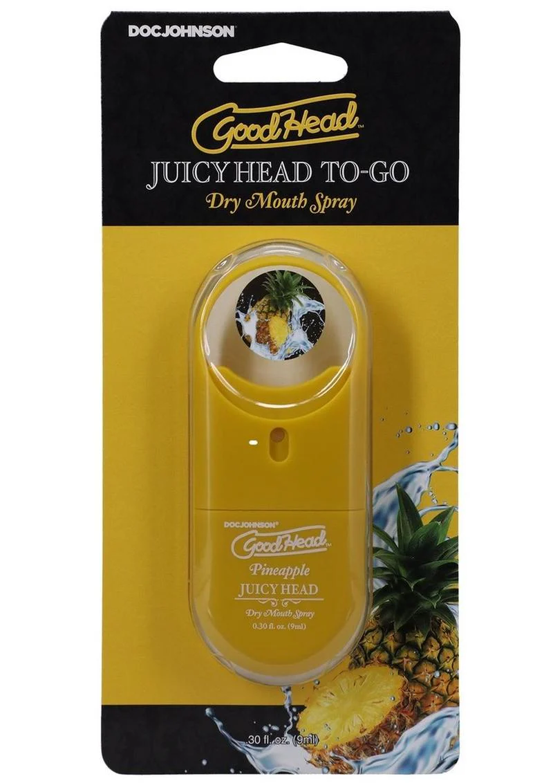 Goodhead Juicy Head Dry Mouth Spray To-Go Pineapple - Image 2