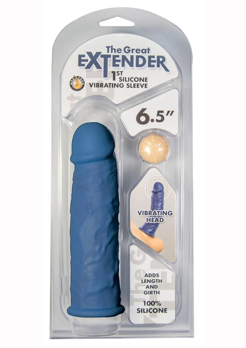 Great Extender 1st Silicone Vibrating Sleeve - Image 2