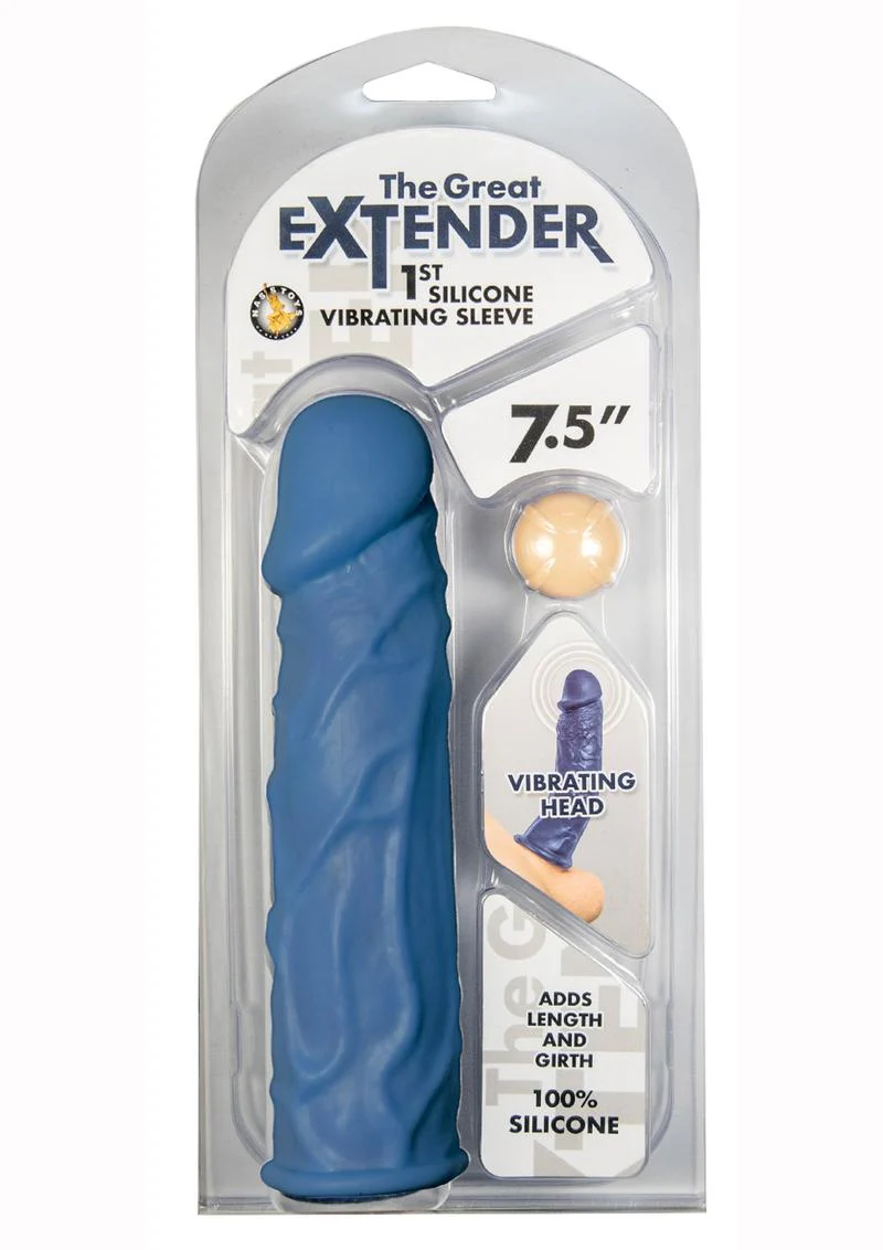 Great Extender 1st Silicone Vibrating Sleeve - Image 6