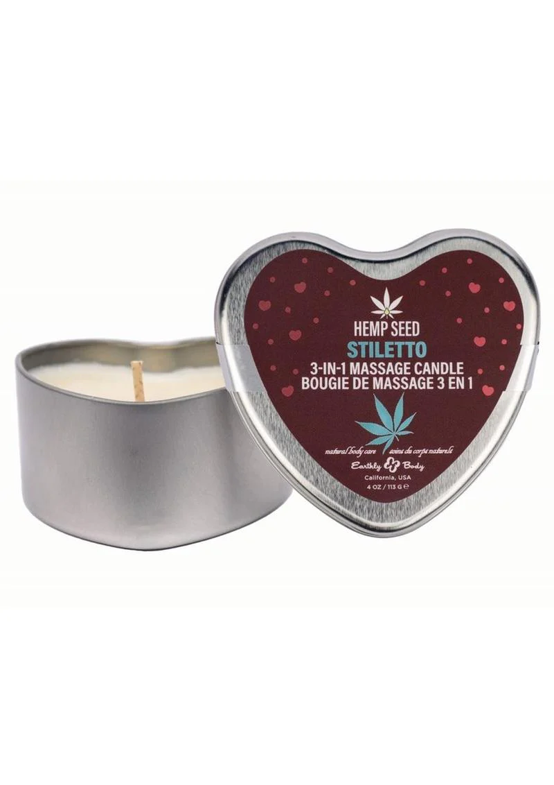 Hemp Seed 3-In-1 Valentines 2025 Massage Candle Stiletto - Image 2