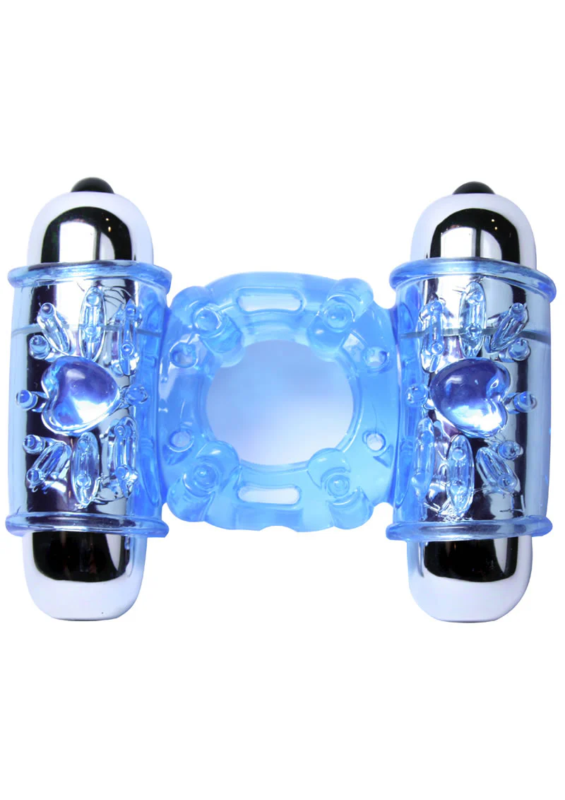 Hero Dual Mega Love Bullet Cock Ring - Image 3