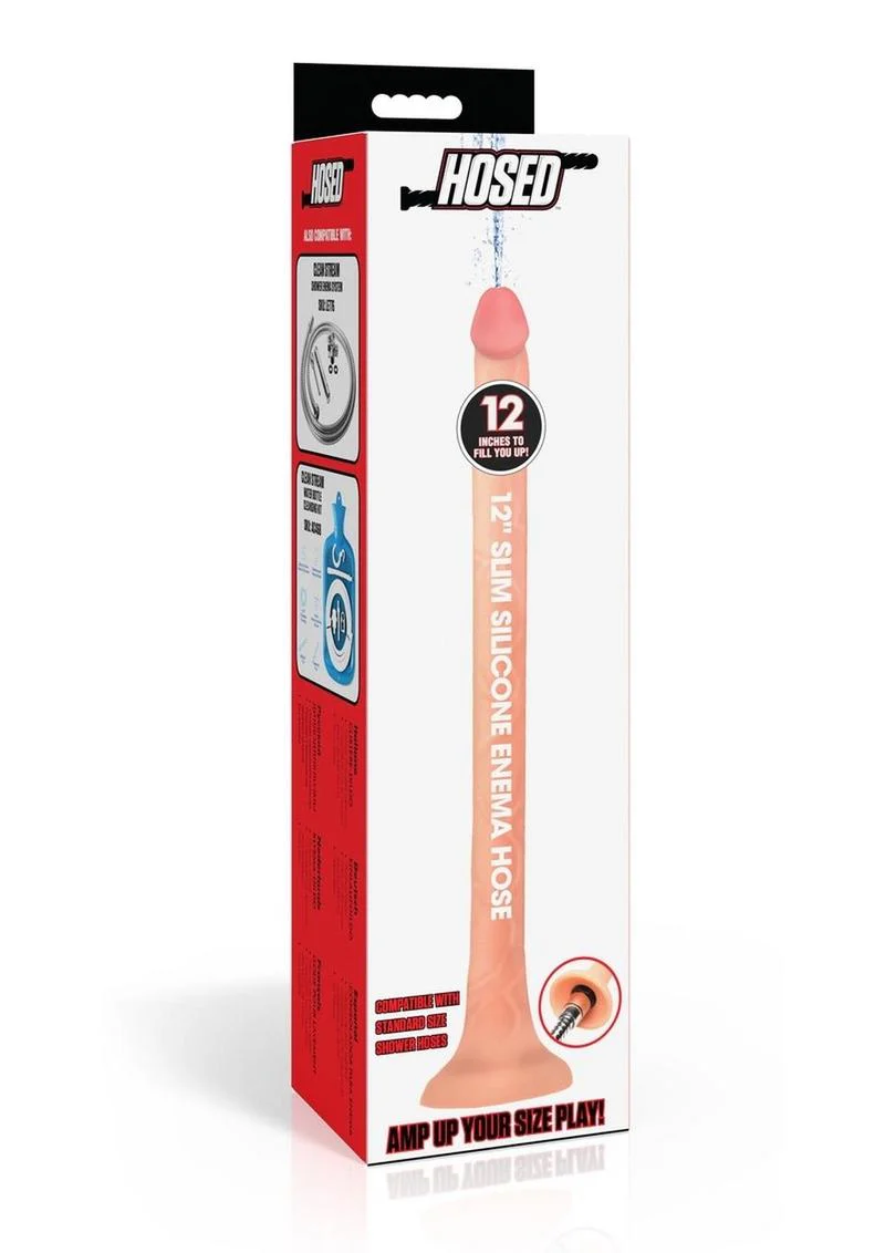 Hosed Slim Silicone Enema Hose - Image 2