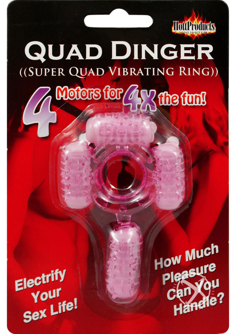 Humm Dinger Super Quad Vibrating Cock Ring - Image 2