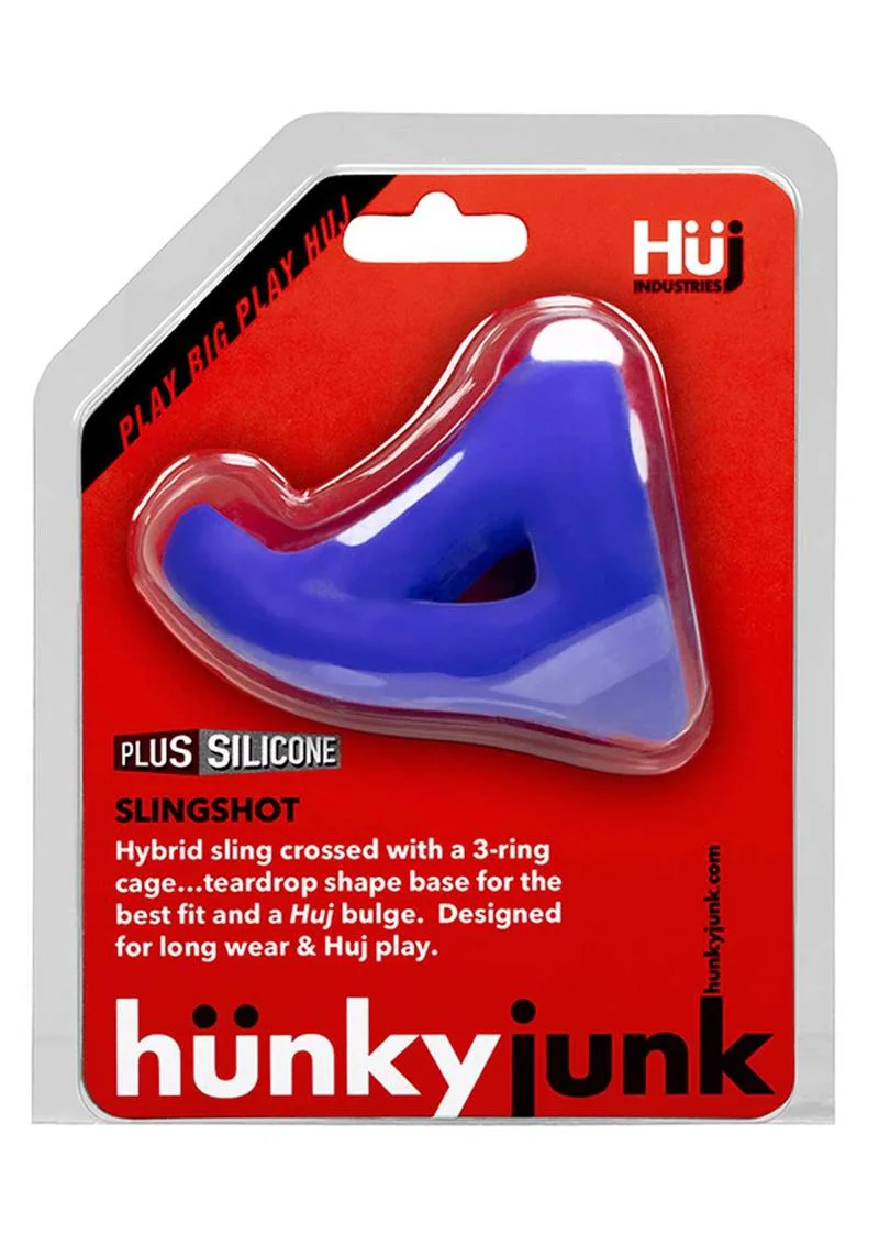 Hunkyjunk Slingshot Silicone 3 Ring Teardrop Cock Ring - Image 6