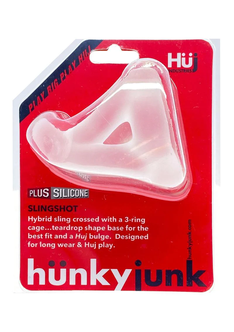 Hunkyjunk Slingshot Silicone 3 Ring Teardrop Cock Ring - Image 9
