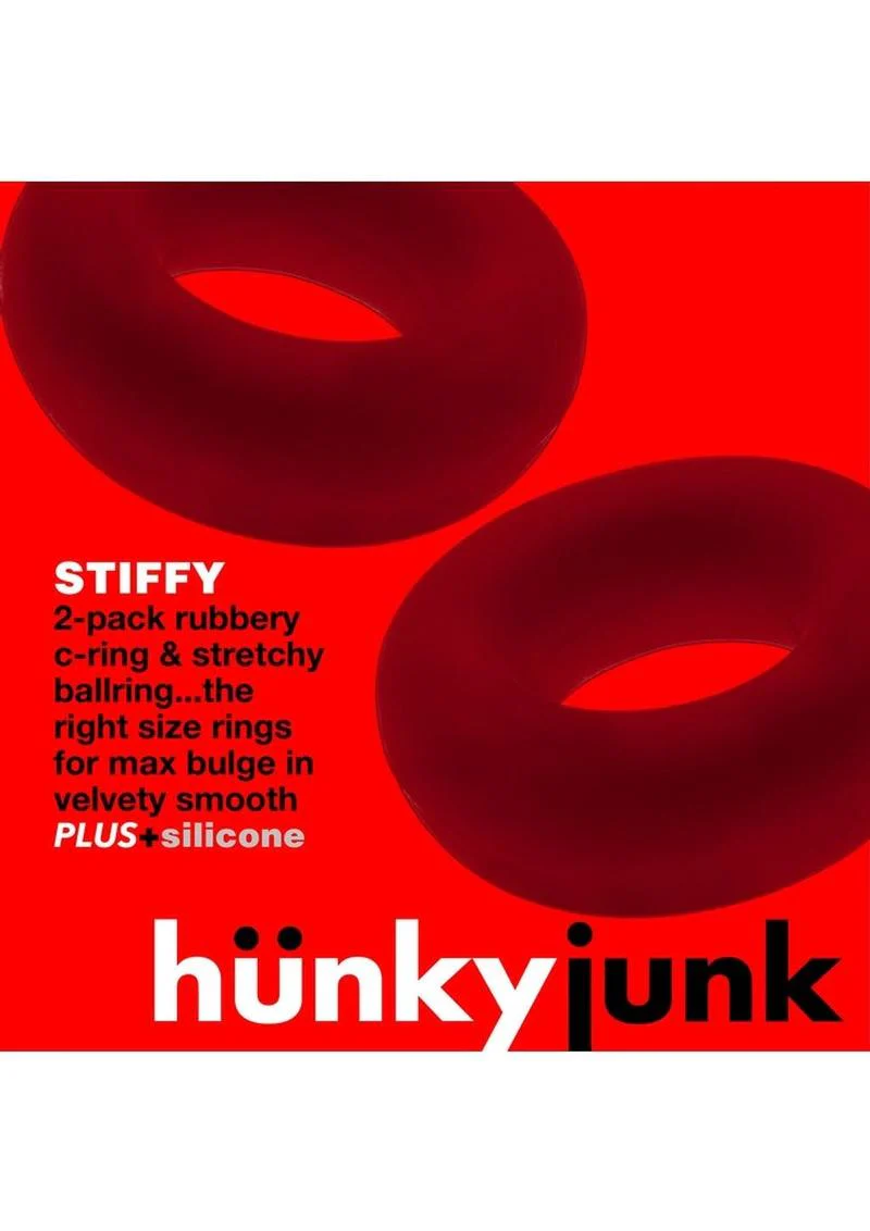 Hunkyjunk Stiffy Bulge Silicone Cock Rings - Image 4