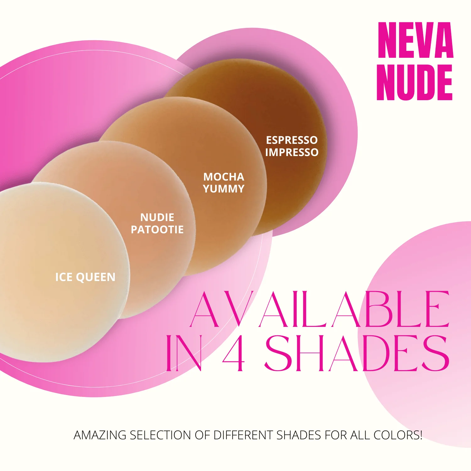 Ice Queen Nude Skin INVISIBLE REUSABLE Silicone Nipple Cover Pasties - Image 7