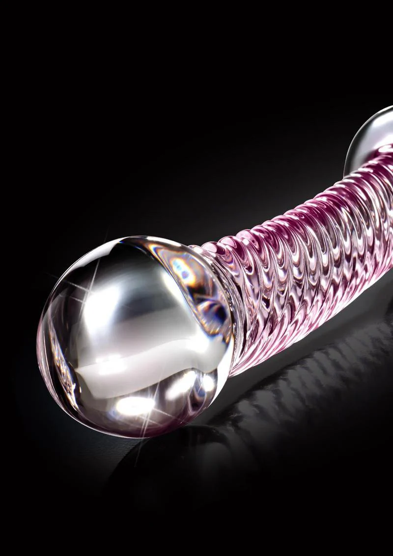 Icicles No 53 Textured Glass Dildo - Image 3