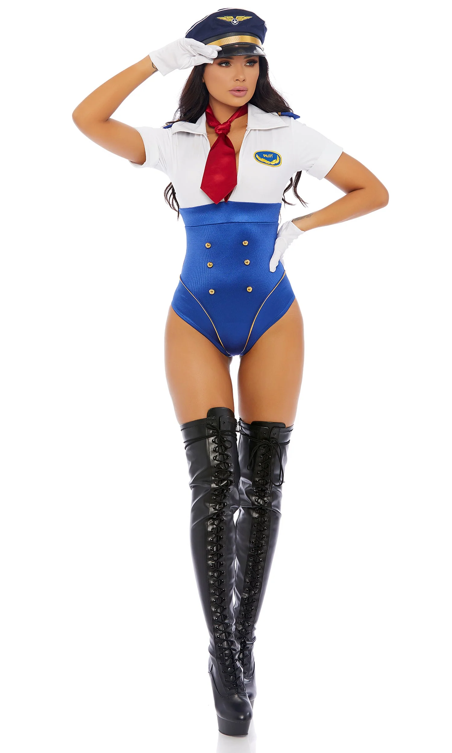 In Control Sexy Pilot Costume - Image 3