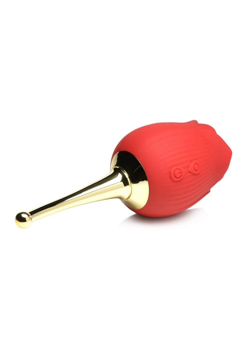 Inmi Bloomgasm Flutter Rose Rechargeable Silicone Sucking Rose with Butterfly Teaser - Image 3