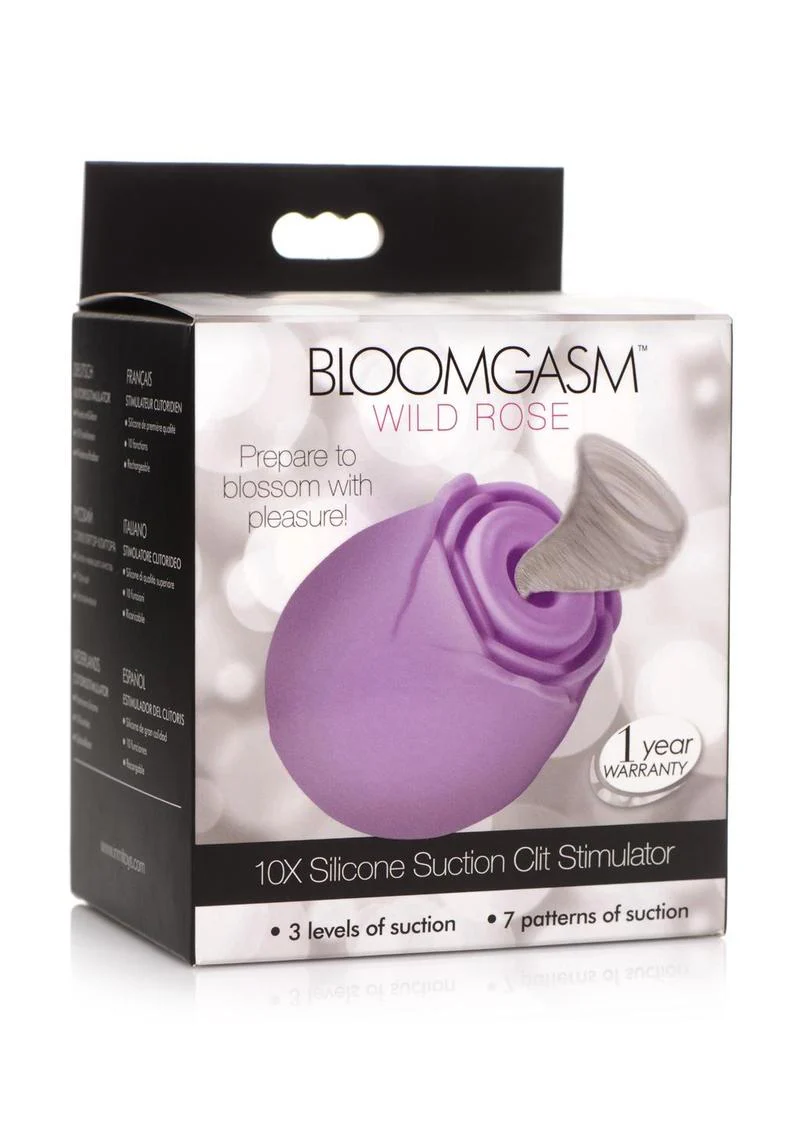 Inmi Bloomgasm Rose 10x Silicone Rechargeable Clitoral Stimulator - Image 6