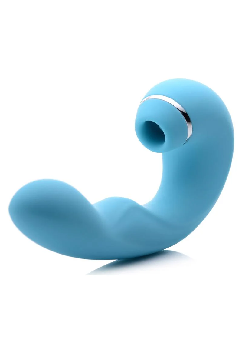 Inmi Shegasm 5 Star Tapping Silicone Rechargeable G-Spot Vibrator with Suction - Image 9