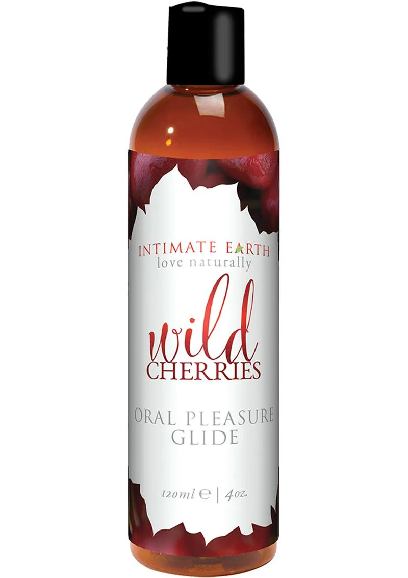 Intimate Earth Oral Pleasure Glide Lubricant Wild Cherries - Image 2