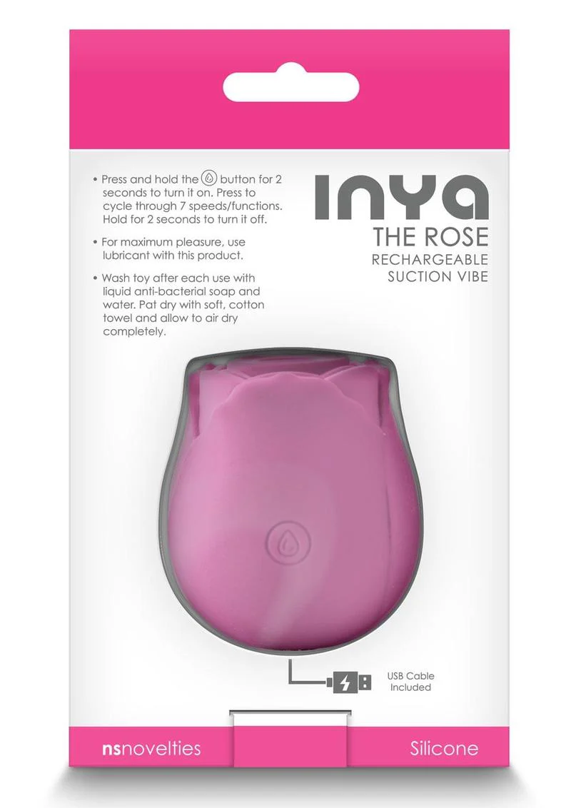 Inya The Rose Rechargeable Silicone Clitoral Stimulator - Image 3