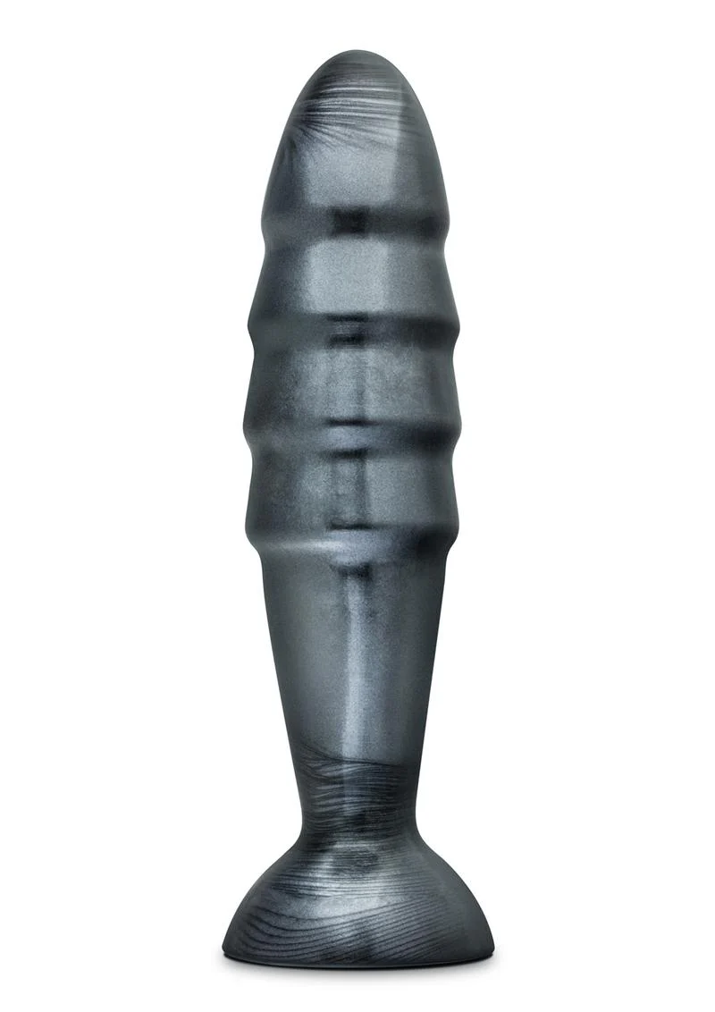 Jet Destructor Butt Plug - Carbon Metallic