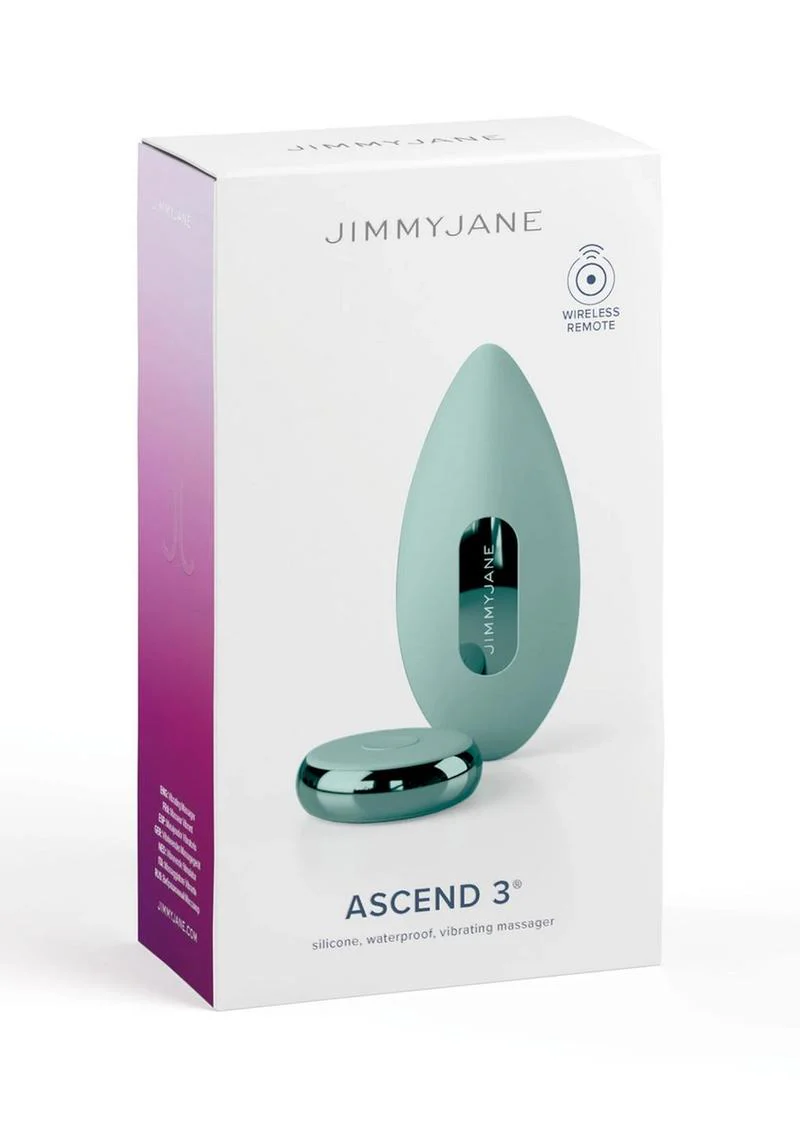 Jimmyjane Ascend 3 Silicone Vibrating Massager with Remote - Image 2