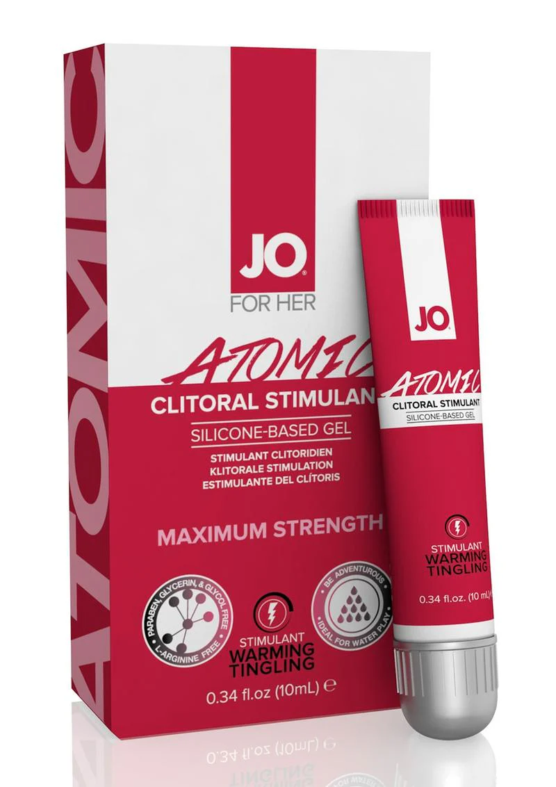 JO Atomic Silicone Clitoral Stimulant Gel - Image 2