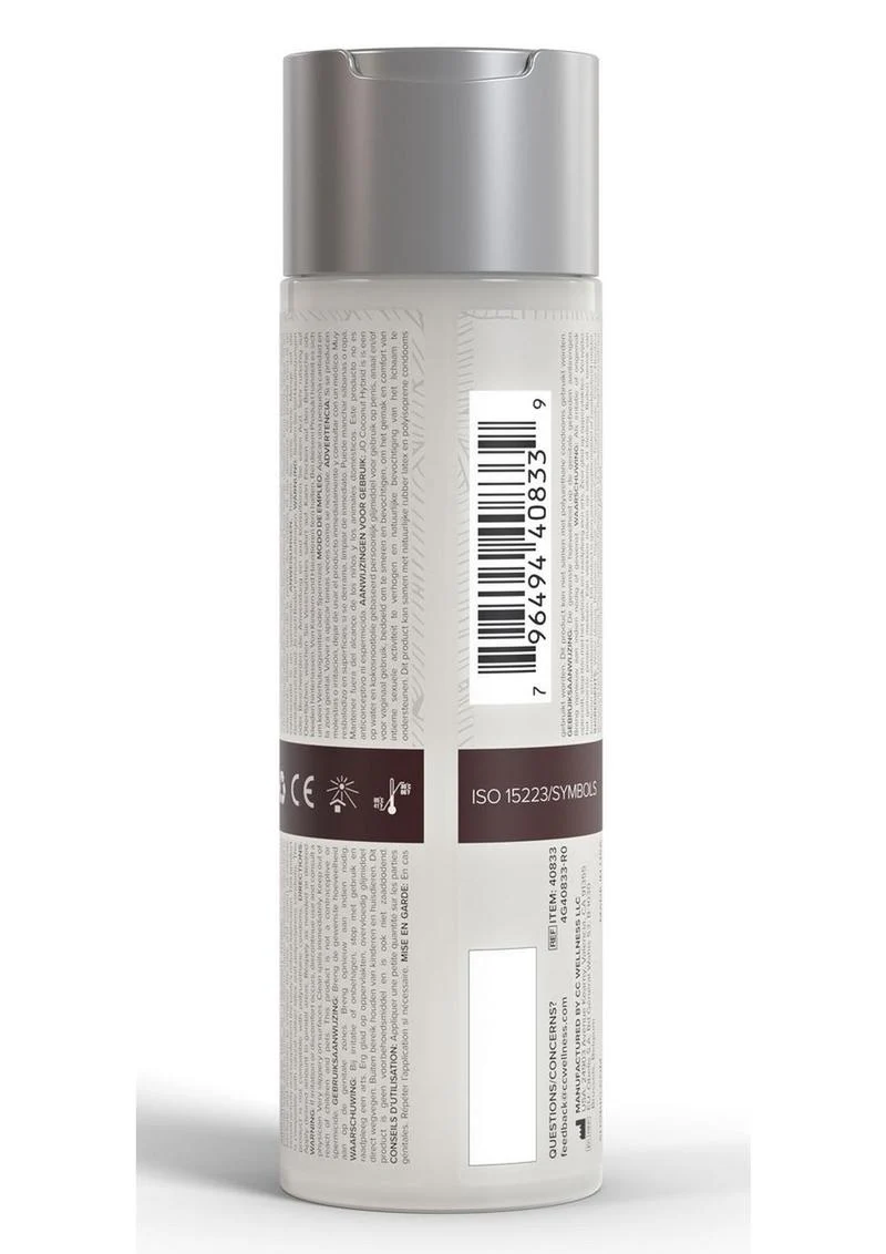 JO Coconut Hybrid Water-Based Lubricant