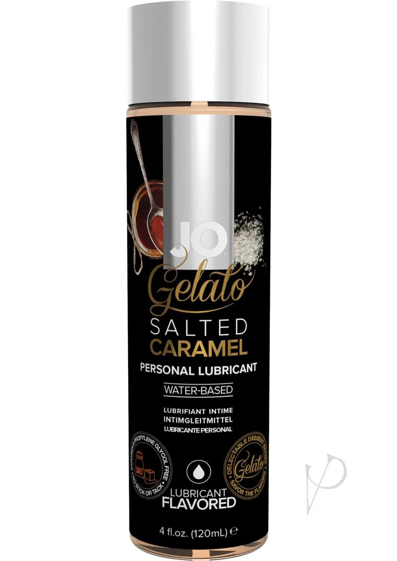 JO Gelato Water Based Flavored Lubricant Salted Caramel - Image 2