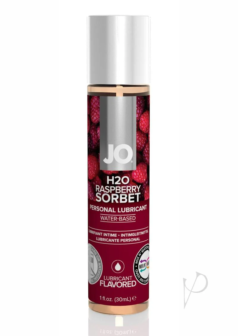 JO H2o Water Based Flavored Lubricant Raspberry Sorbet