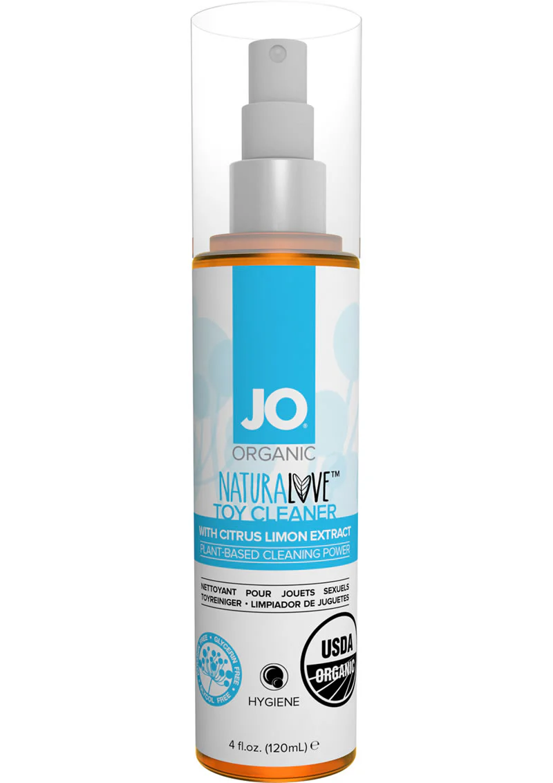 JO Naturalove USDA Organic Toy Cleaner with Citrus Lemon Extract