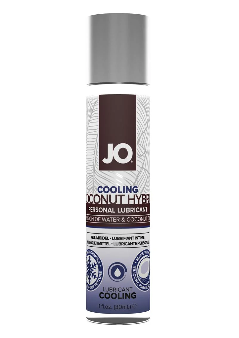 JO Silicone Free Hybrid Personal Cooling Original Lubricant Water and Coconut Oil