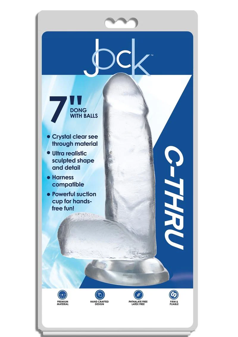 Jock C-Thru Realistic Dong with Balls - Image 14