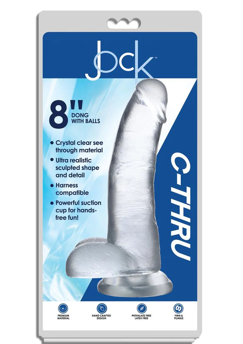 Jock C-Thru Realistic Dong with Balls - Image 18