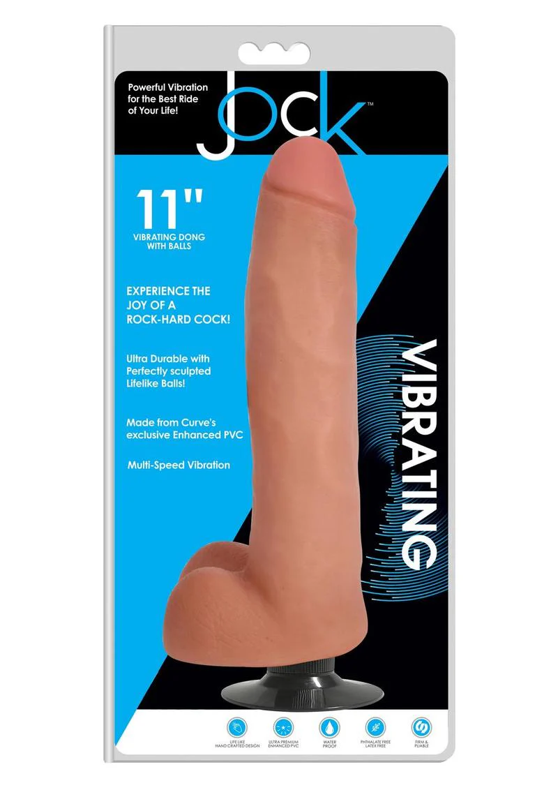 Jock Vibrating Dildo with Balls - Image 12
