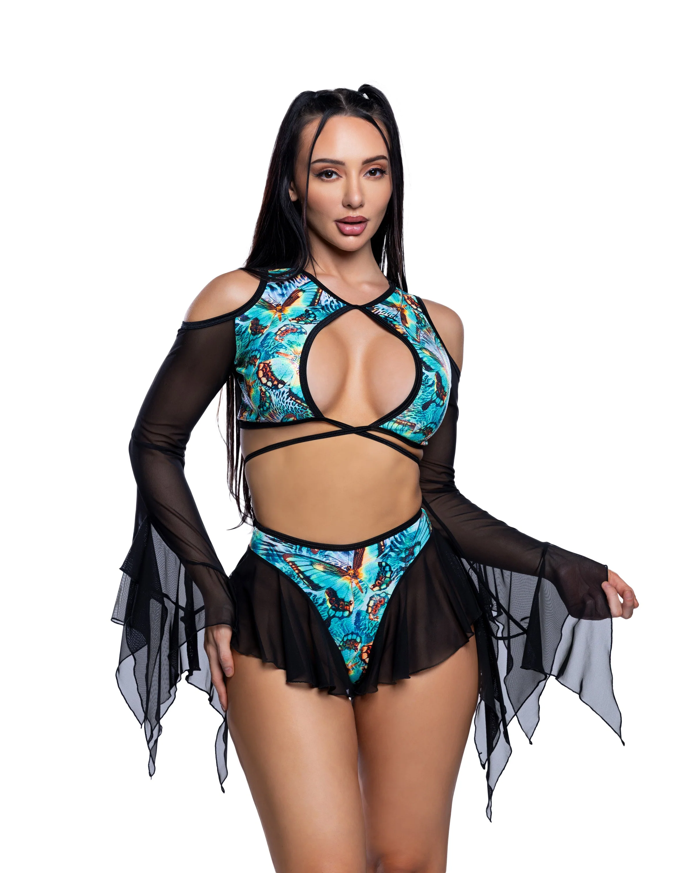 JR266 - Butterfly Flutter Shorts - Image 3