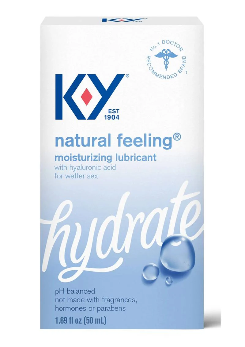 K-Y Hydrate Natural Feeling Moisturizing Lubricant with Hyaluronic Acid - Image 2