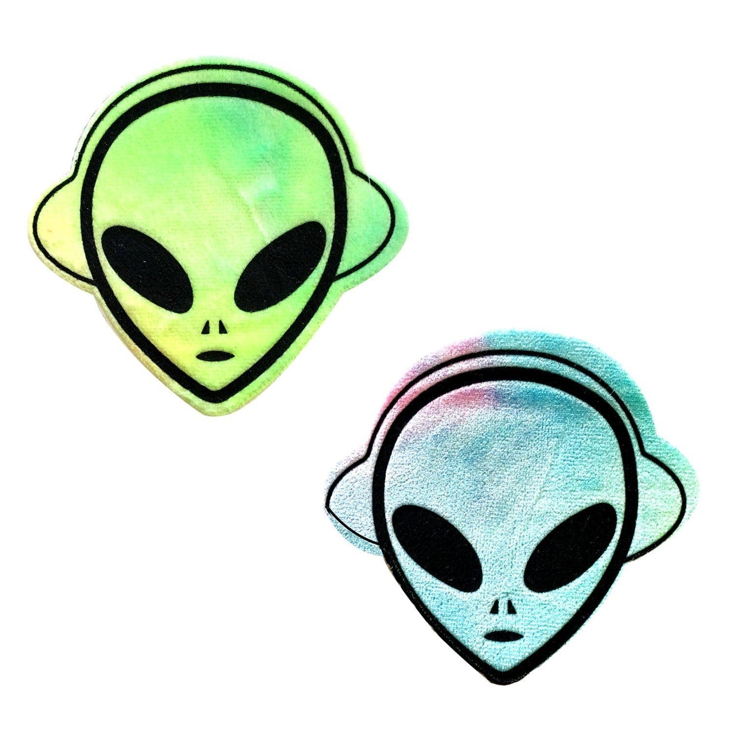 Kanye The Alien Super Rainbow Sherbet Velvet Blacklight Nipple Cover Pasties - Image 3