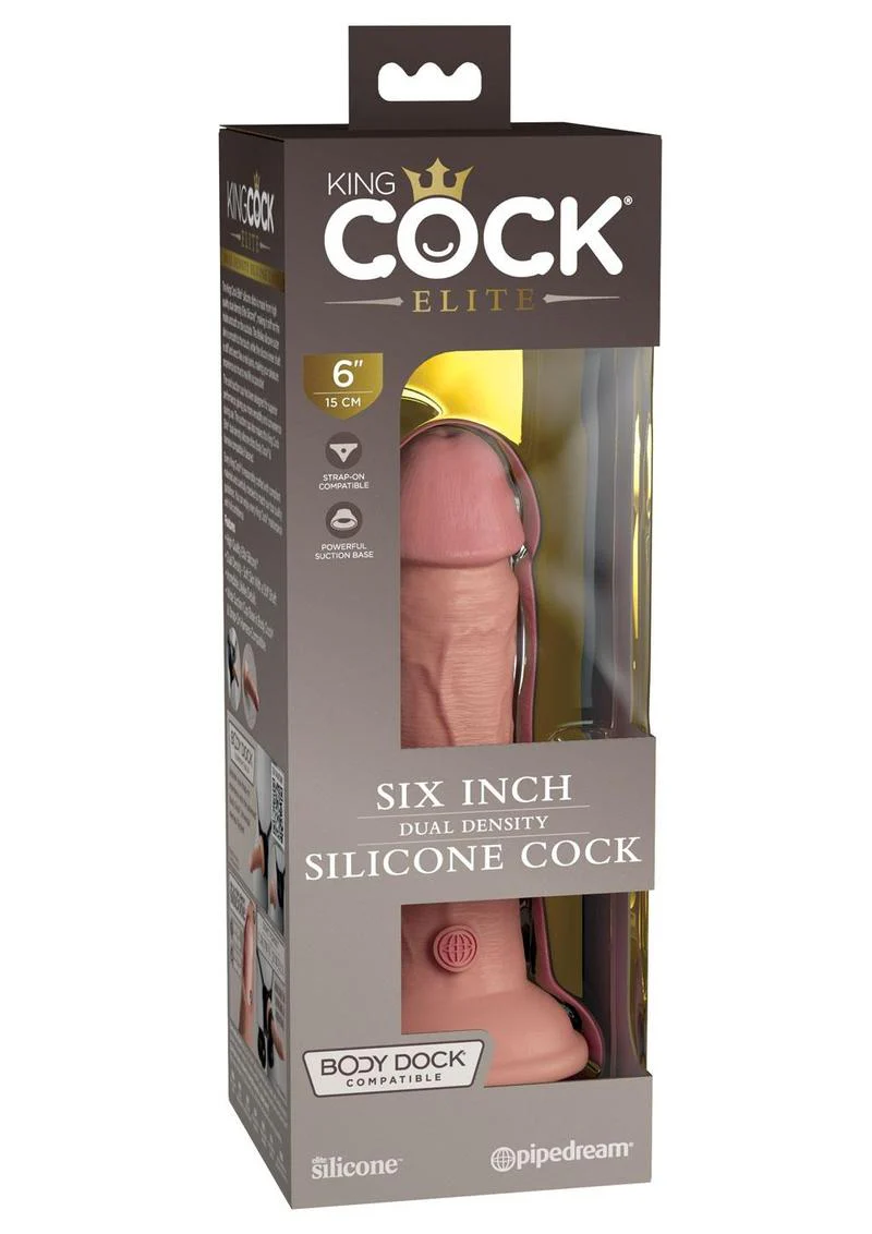 King Cock Elite Dual Density Silicone Dildo - Image 18
