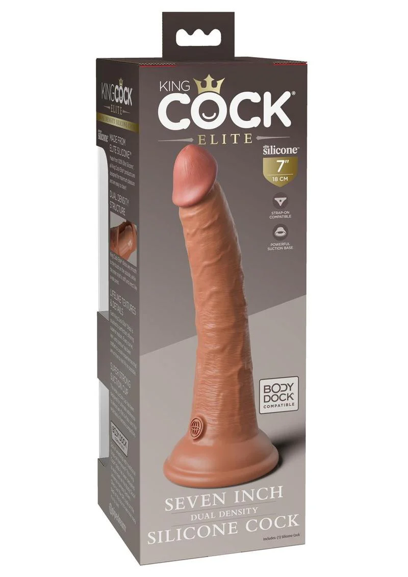 King Cock Elite Dual Density Silicone Dildo - Image 24