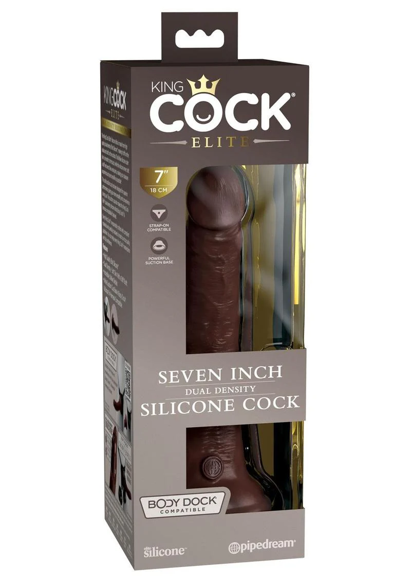 King Cock Elite Dual Density Silicone Dildo - Image 26