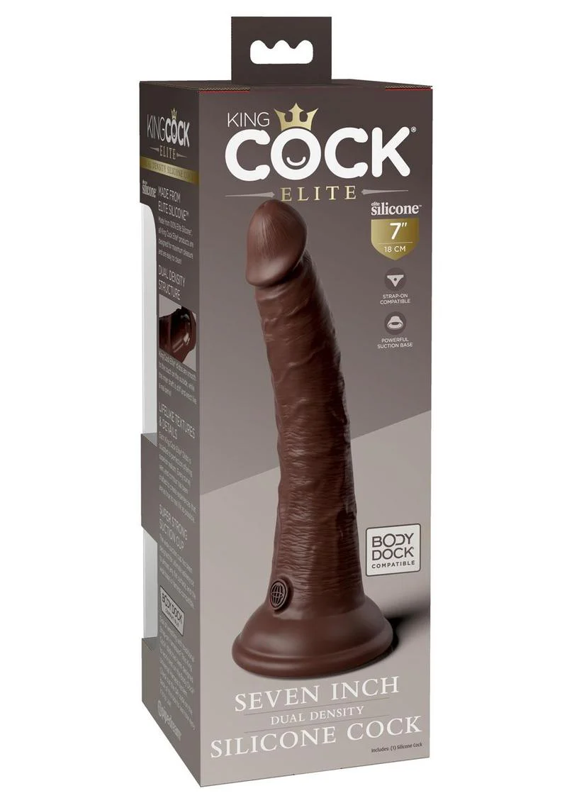 King Cock Elite Dual Density Silicone Dildo - Image 28