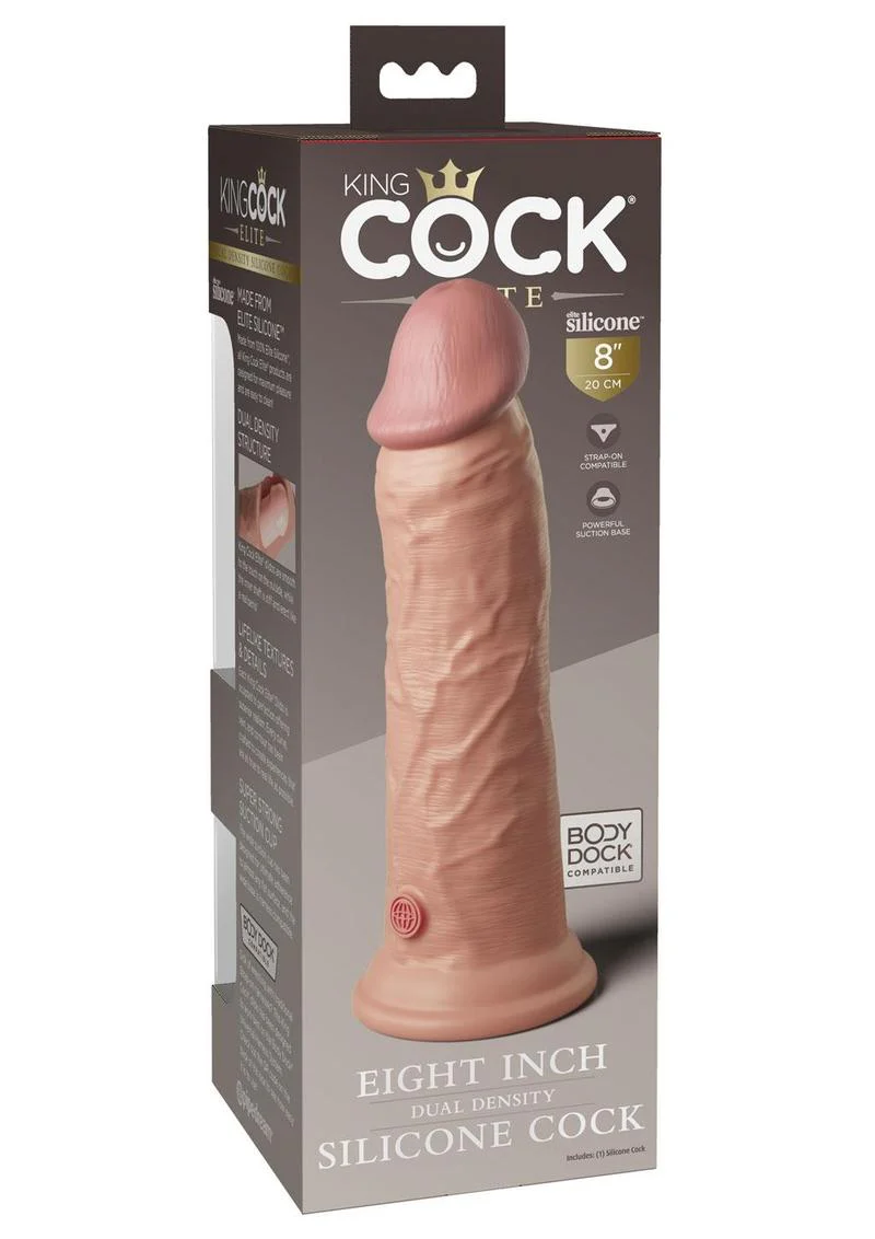 King Cock Elite Dual Density Silicone Dildo - Image 44