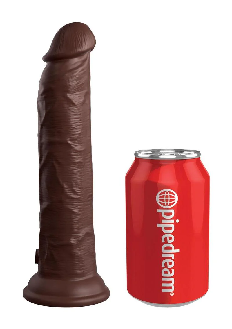 King Cock Elite Dual Density Vibrating Rechargeable Silicone Dildo with Remote Control Dildo - Image 11
