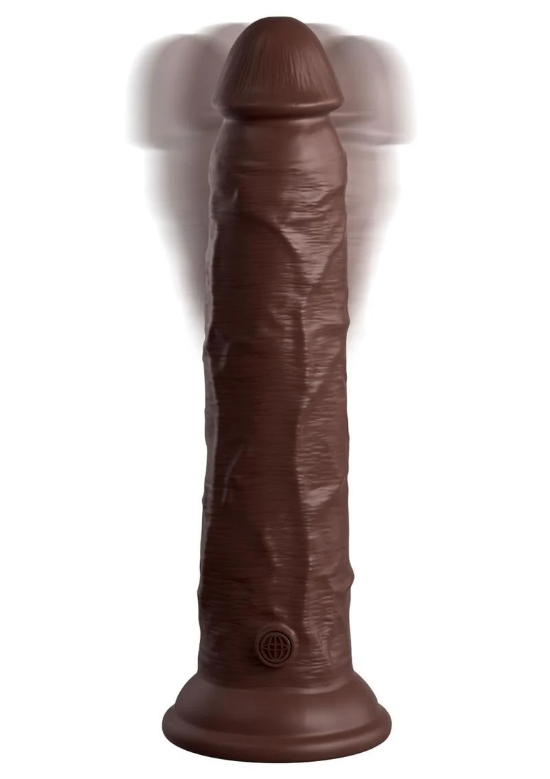 King Cock Elite Dual Density Vibrating Rechargeable Silicone Dildo with Remote Control Dildo - Image 9