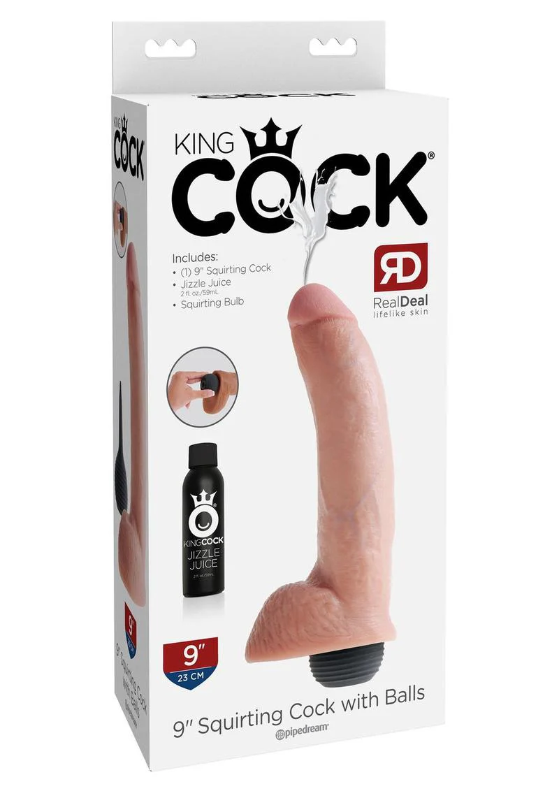 King Cock Squirting Dildo with Balls - Image 17